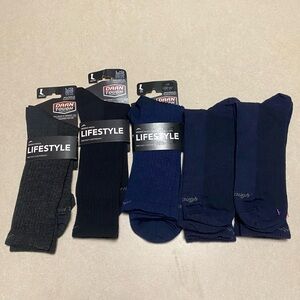 Darn Tough Socks Men’s Size Large Various Merino wool blend mid calf Sock Lot